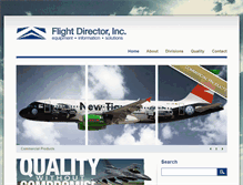 Tablet Screenshot of flightdirector.com